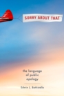 Image for Sorry about that: the language of public apology