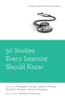 Image for 50 Studies Every Internist Should Know