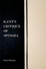 Image for Kant&#39;s Critique of Spinoza