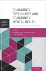Image for Community psychology and community mental health  : towards transformative change