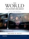 Image for The world transformed  : 1945 to the present