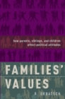 Image for Families&#39; values: how parents, siblings, and children affect political attitudes