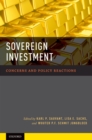 Image for Sovereign investment: concerns and policy reactions