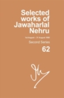 Image for Selected works of Jawaharlal Nehru, second seriesVolume 62, 1-31 August 1960
