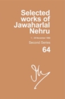 Image for SELECTED WORKS OF JAWAHARLAL NEHRU (1 NOV-30 NOV 1960)