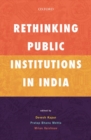 Image for Rethinking public institutions in India