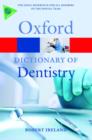 Image for A dictionary of dentistry