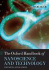 Image for The Oxford handbook of nanoscience and technologyVolume III,: Applications