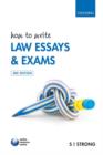 Image for How to Write Law Essays and Exams