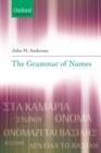 Image for The grammar of names