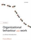 Image for Organizational Behaviour and Work