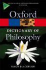 Image for The Oxford Dictionary of Philosophy