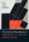 Image for The Oxford handbook of empirical legal research