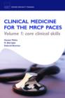 Image for Medical cases for the MRCP PACESVolume 1,: Core clinical skills