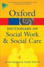 Image for A Dictionary of Social Work and Social Care