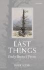 Image for Last things  : Emily Brontèe&#39;s poems