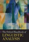 Image for The Oxford Handbook of Linguistic Analysis