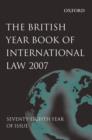 Image for British Year Book of International Law