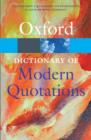 Image for Oxford dictionary of modern quotations