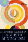 Image for The Oxford Handbook of Linguistic Minimalism
