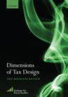 Image for Dimensions of tax design  : the Mirrlees Review
