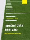 Image for Spatial data analysis  : an introduction for GIS users