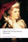 Image for Eighteenth-Century Women Dramatists