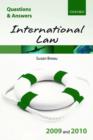 Image for International law 2009 and 2010