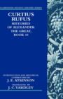 Image for Curtius Rufus, Histories of Alexander the GreatBook 10
