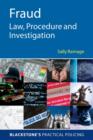 Image for Fraud  : law, procedure, and investigation