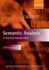 Image for Semantic analysis  : a practical introduction