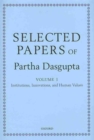Image for Selected papers of Partha Dasgupta