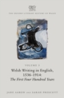 Image for Welsh writing in English, 1536-1914  : the first four hundred years