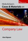 Image for Hicks &amp; Goo&#39;s Cases and Materials on Company Law