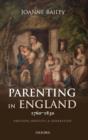 Image for Parenting in England 1760-1830