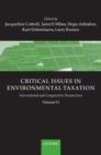 Image for Critical issues in environmental taxation  : international and comparative perspectivesVol. 6