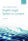 Image for English legal system in context