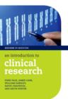 Image for An Introduction to Clinical Research