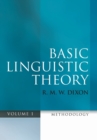 Image for Basic linguistic theoryVolume 1,: Methodology