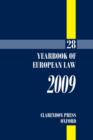 Image for Yearbook of European Law 2009 Volume, 28