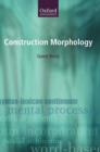 Image for Construction morphology