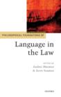 Image for Philosophical Foundations of Language in the Law