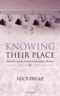 Image for Knowing Their Place