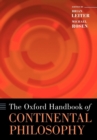 Image for The Oxford handbook of continental philosophy