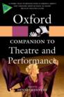 Image for The Oxford Companion to Theatre and Performance