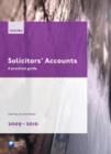 Image for Solicitors&#39; accounts 2009-2010  : a practical guide