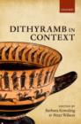 Image for Dithyramb in Context