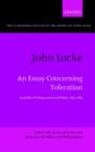 Image for John Locke  : an Essay concerning toleration and other writings on law and politics, 1667-1683