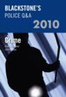 Image for Blackstone&#39;s police Q&amp;A: Crime 2010