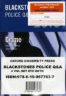 Image for Blackstone&#39;s police Q&amp;A 2010
